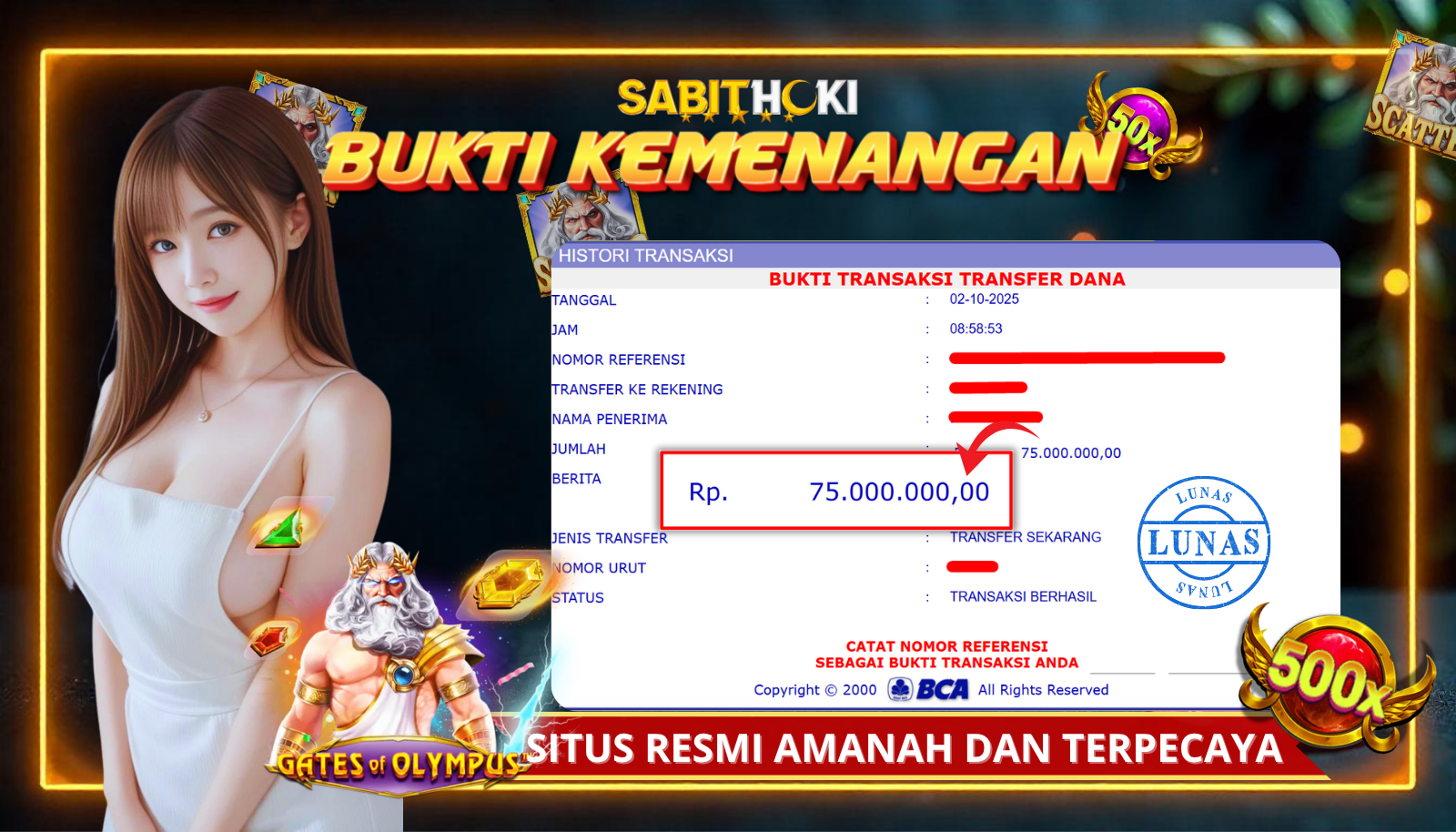 SELAMAT KEPADA MEMBER SETIA SABITHOKI BERHAIL MENANG TOGEL DI PASARAN TOTO MACAU SEASON 3